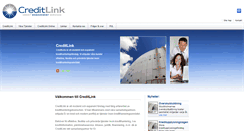 Desktop Screenshot of creditlink.se
