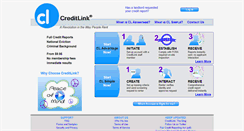 Desktop Screenshot of creditlink.com
